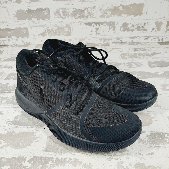 Nike Zoom Assersion Triple Black Lace Up Lightweight Basketball Sneakers V720 - Picture 4 of 11